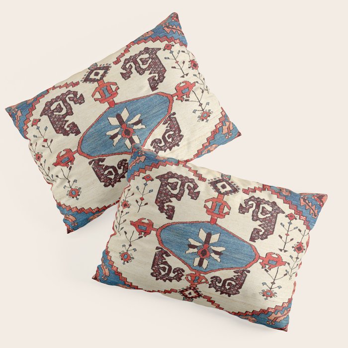 Bakhshaish Azerbaijan Northwest Persian Rug Print Pillow Sham Gallery Image 1