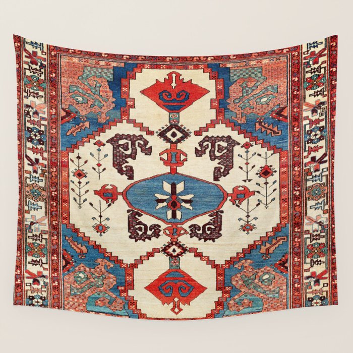 Bakhshaish Azerbaijan Northwest Persian Rug Print Wall Tapestry Gallery Image 1