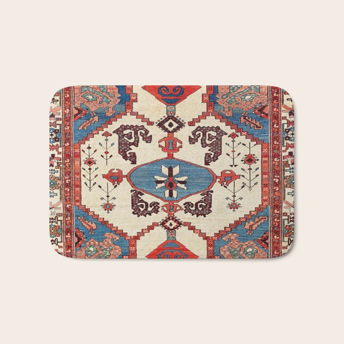 Bakhshaish Azerbaijan Northwest Persian Rug Print Bath Mat Gallery Image 1