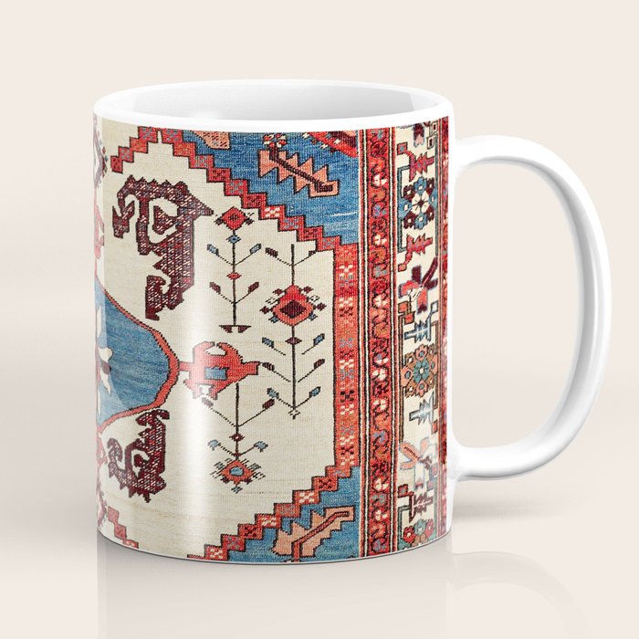 Bakhshaish Azerbaijan Northwest Persian Rug Print Coffee Mug Gallery Image 1