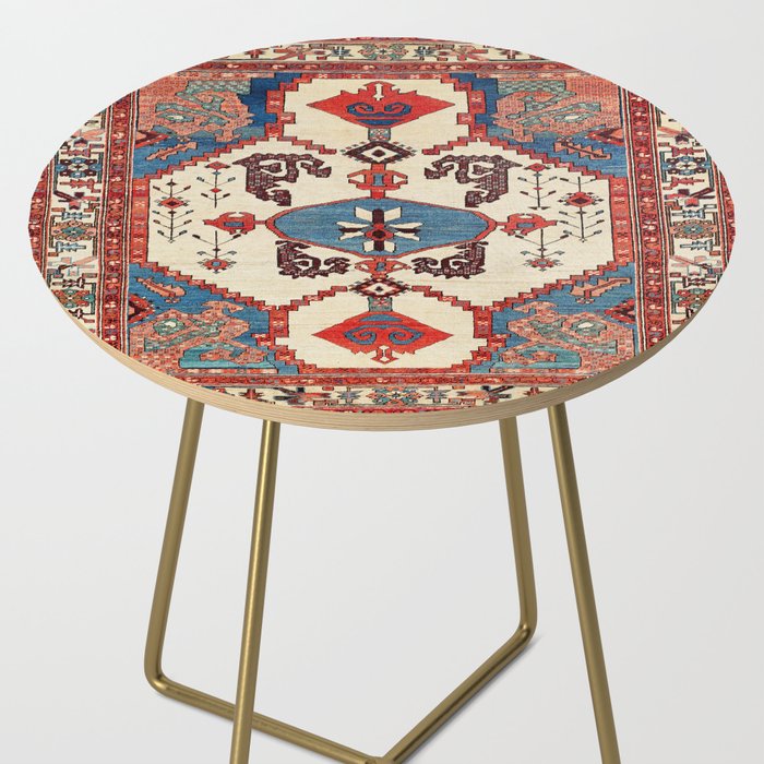 Bakhshaish Azerbaijan Northwest Persian Rug Print Side Table Gallery Image 2