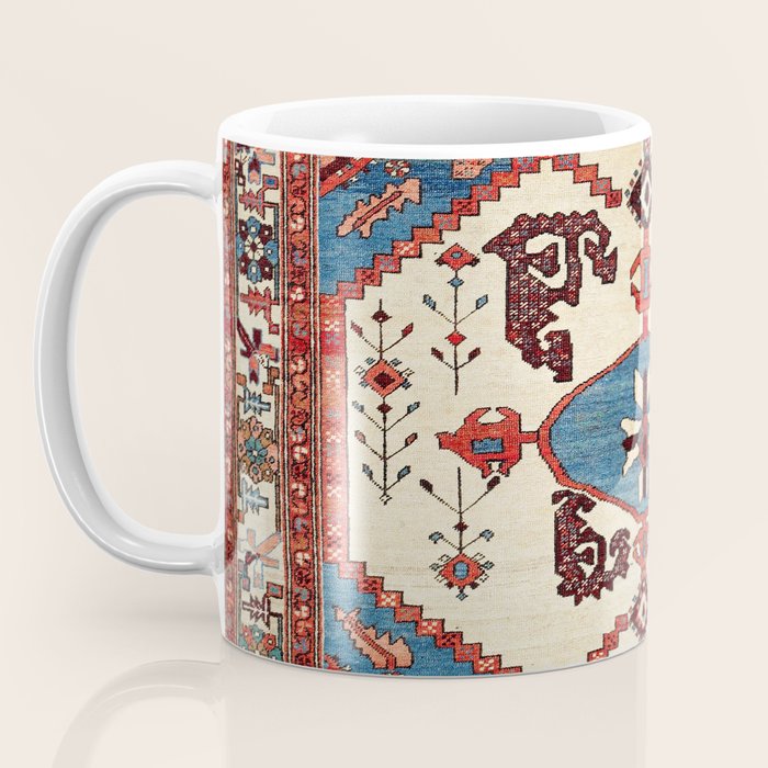 Bakhshaish Azerbaijan Northwest Persian Rug Print Coffee Mug Gallery Image 3