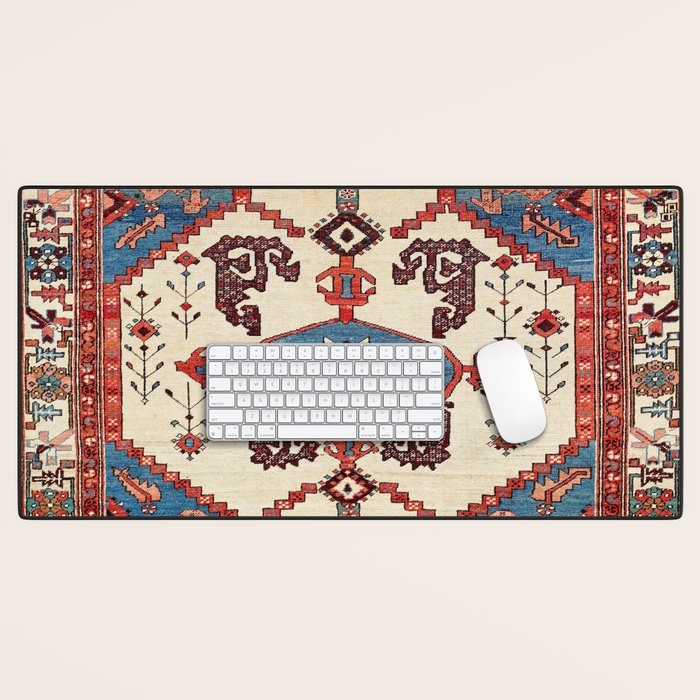 Bakhshaish Azerbaijan Northwest Persian Rug Print Desk Mat Gallery Image 1
