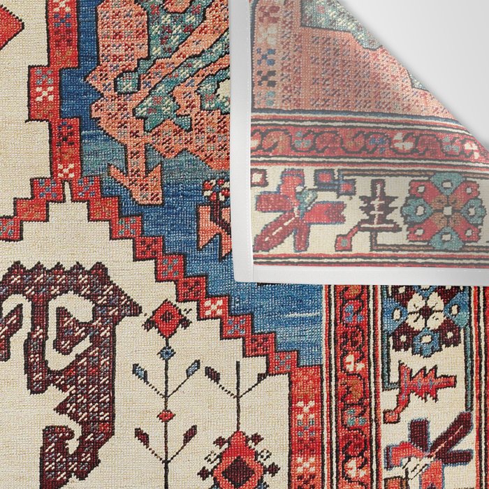 Bakhshaish Azerbaijan Northwest Persian Rug Print Wall Tapestry Gallery Image 3