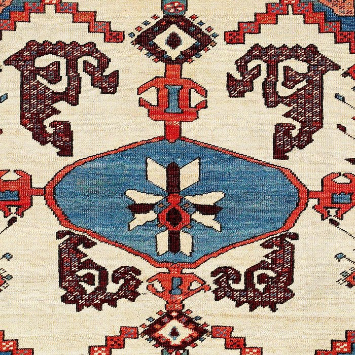 Bakhshaish Azerbaijan Northwest Persian Rug Print Coffee Mug Gallery Image 2