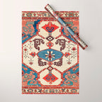 Bakhshaish Azerbaijan Northwest Persian Rug Print Wrapping Paper Gallery Image 1