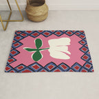 Petal plaid playtime I Rug Gallery Image 1