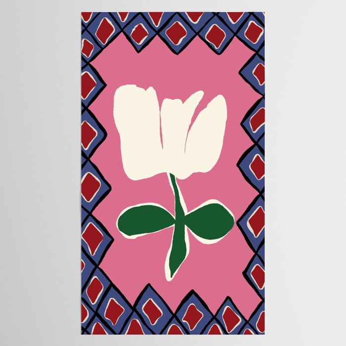 Petal plaid playtime I Tablecloth Gallery Image 2
