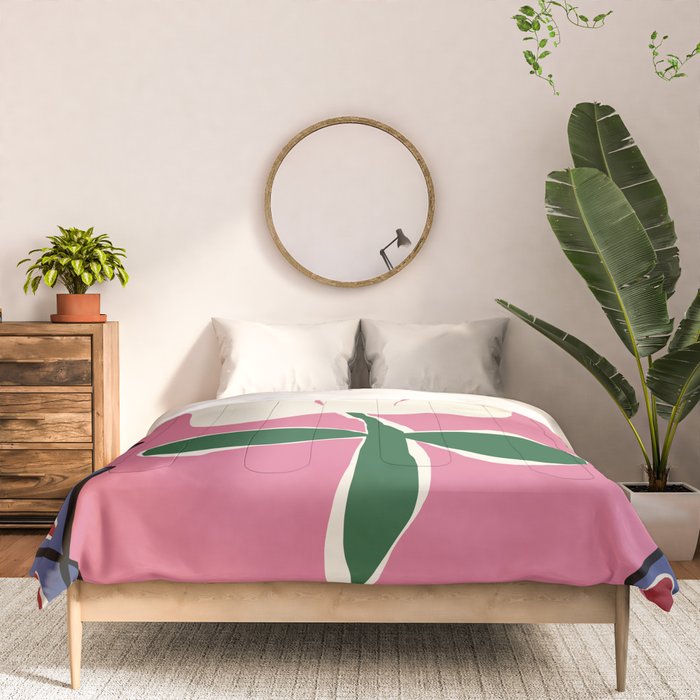 Petal plaid playtime I Comforter Gallery Image 3