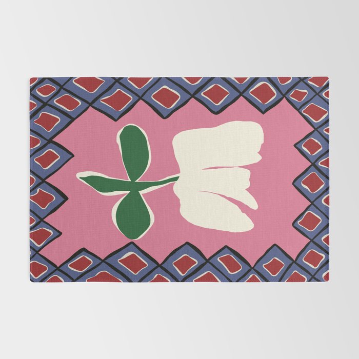 Petal plaid playtime I Rug Gallery Image 2