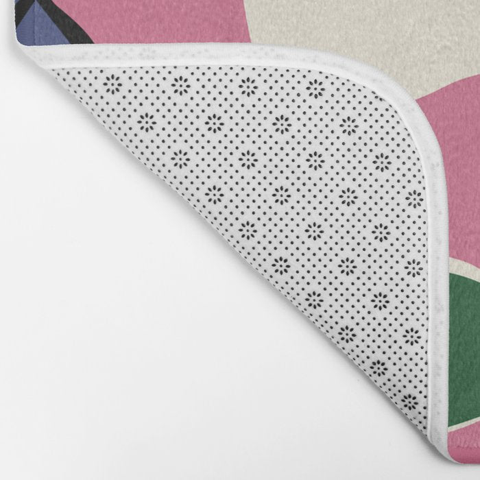 Petal plaid playtime I Bath Mat Gallery Image 2