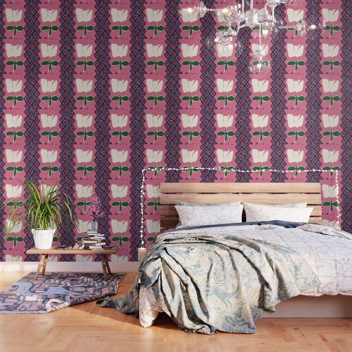 Petal plaid playtime I Wallpaper Gallery Image 3