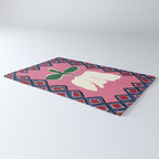 Petal plaid playtime I Rug Gallery Image 3