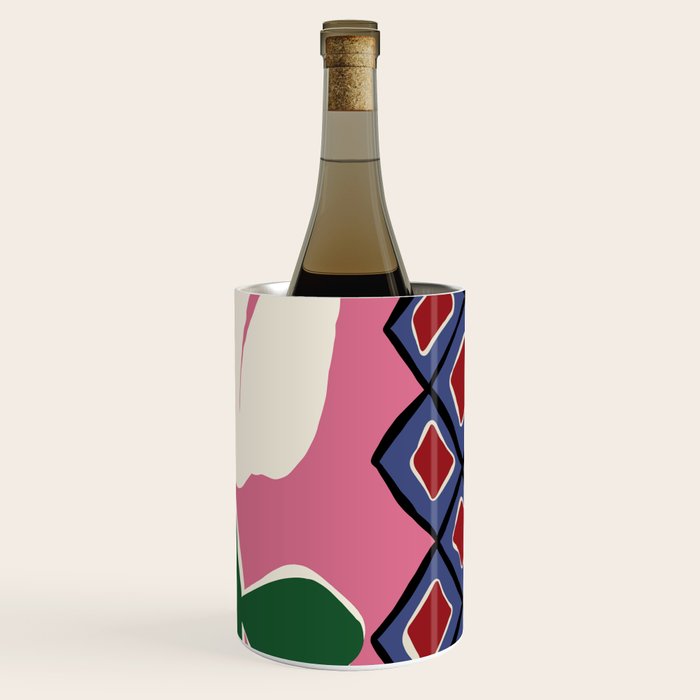 Petal plaid playtime I Wine Chiller Gallery Image 3