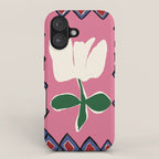 Petal plaid playtime I iPhone Case Gallery Image 1