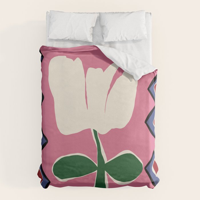 Petal plaid playtime I Duvet Cover Gallery Image 6