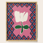 Petal plaid playtime I Serving Tray Gallery Image 1