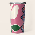 Petal plaid playtime I Travel Mug Gallery Image 2