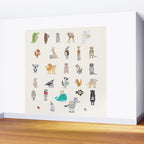 little alphabet Wall Mural Gallery Image 2