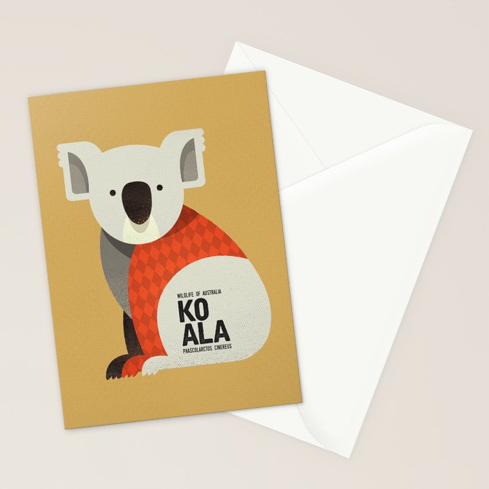 Hello Koala Stationery Card Gallery Image 2