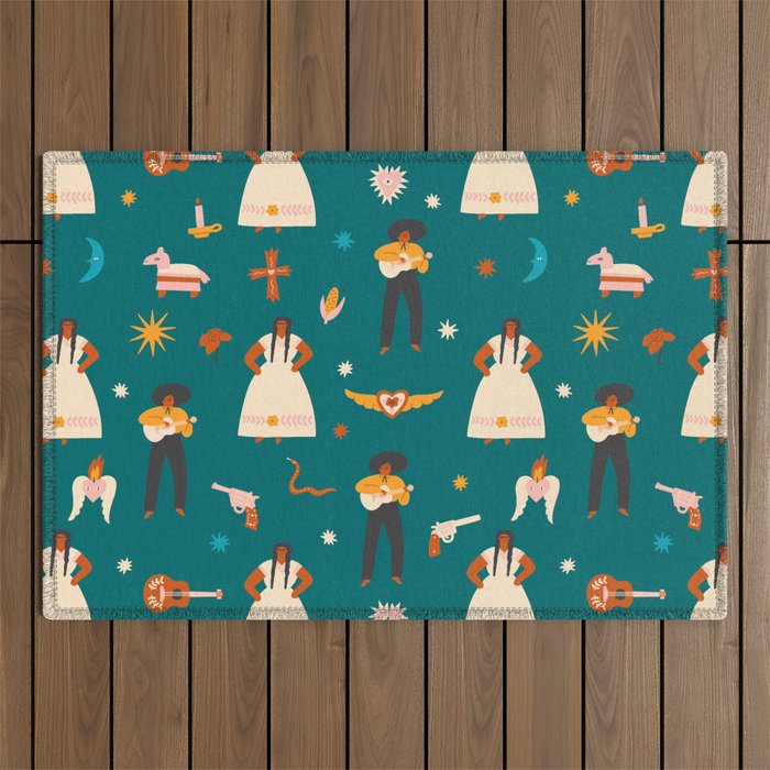 La vida buena Outdoor Rug Gallery Image 1
