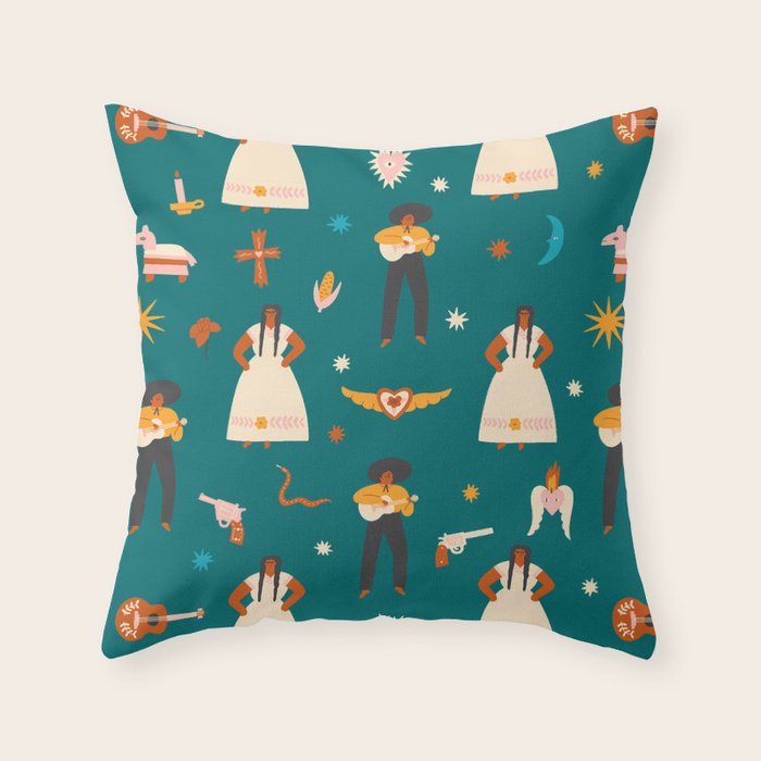 La vida buena Throw Pillow Gallery Image 6