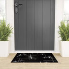 Mid Century Modern Stars (Black) Welcome Mat Gallery Image 3