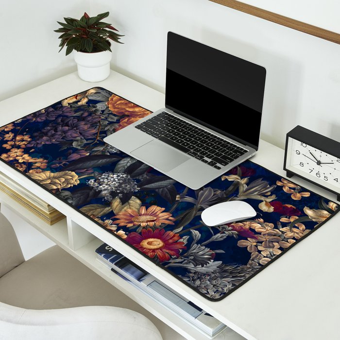 Blooming Oasis IV - Night Desk Mat Gallery Image 2