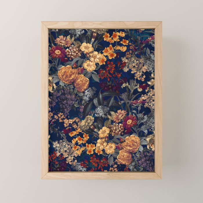 Blooming Oasis IV - Night Mini Art Print Gallery Image 1