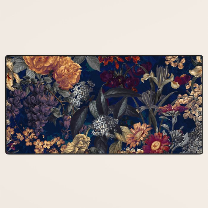 Blooming Oasis IV - Night Desk Mat Gallery Image 3