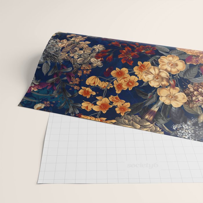 Blooming Oasis IV - Night Wrapping Paper Gallery Image 2