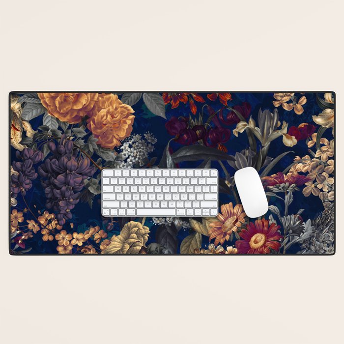 Blooming Oasis IV - Night Desk Mat Gallery Image 1