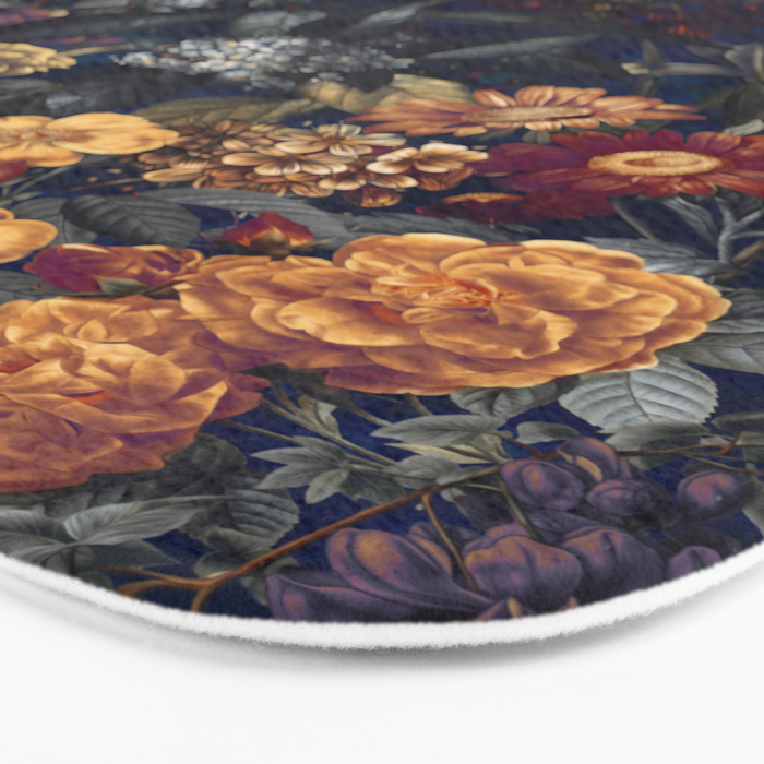 Blooming Oasis IV - Night Bath Mat Gallery Image 3