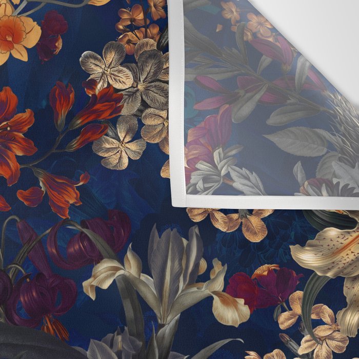 Blooming Oasis IV - Night Wall Tapestry Gallery Image 3