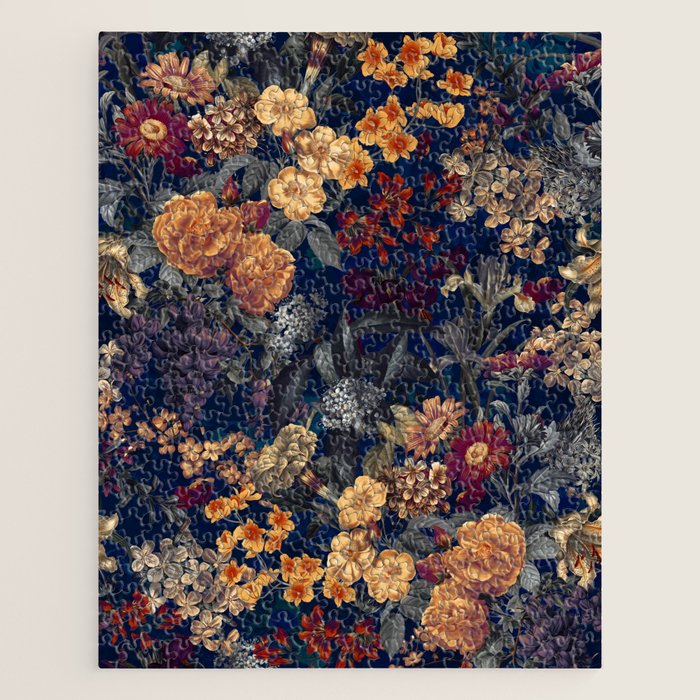 Blooming Oasis IV - Night Jigsaw Puzzle Gallery Image 1