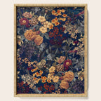 Blooming Oasis IV - Night Serving Tray Gallery Image 1