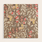 Monarch garden 002 Wood Wall Art Gallery Image 1