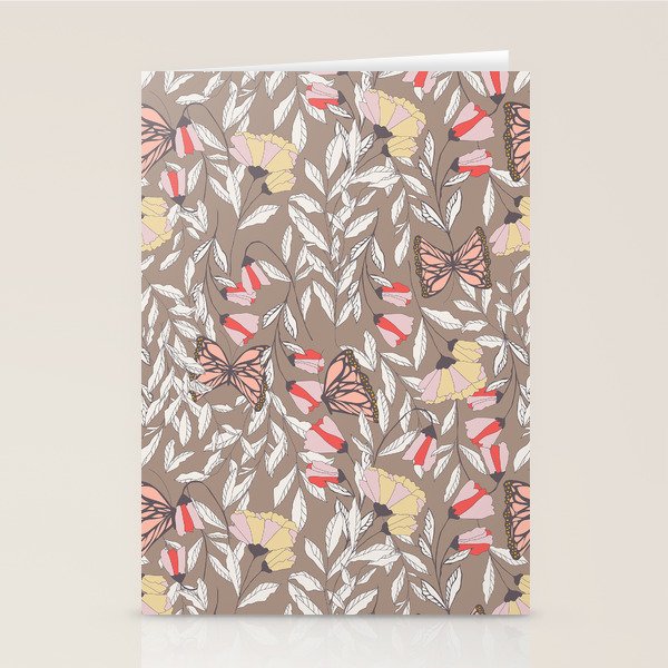 Monarch garden 002 Stationery Card Gallery Image 1