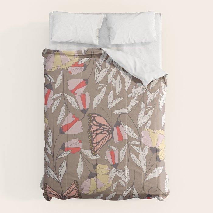 Monarch garden 002 Comforter Gallery Image 6