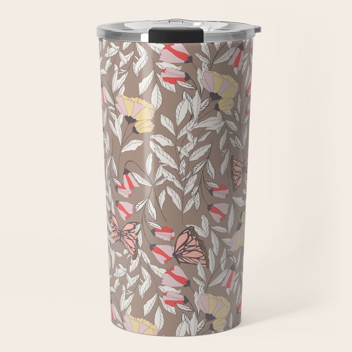 Monarch garden 002 Travel Mug Gallery Image 1