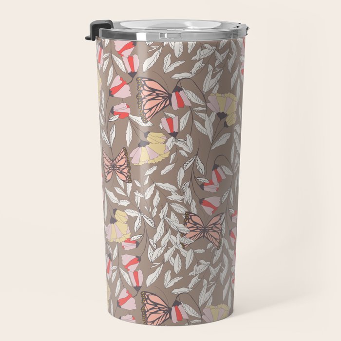 Monarch garden 002 Travel Mug Gallery Image 3