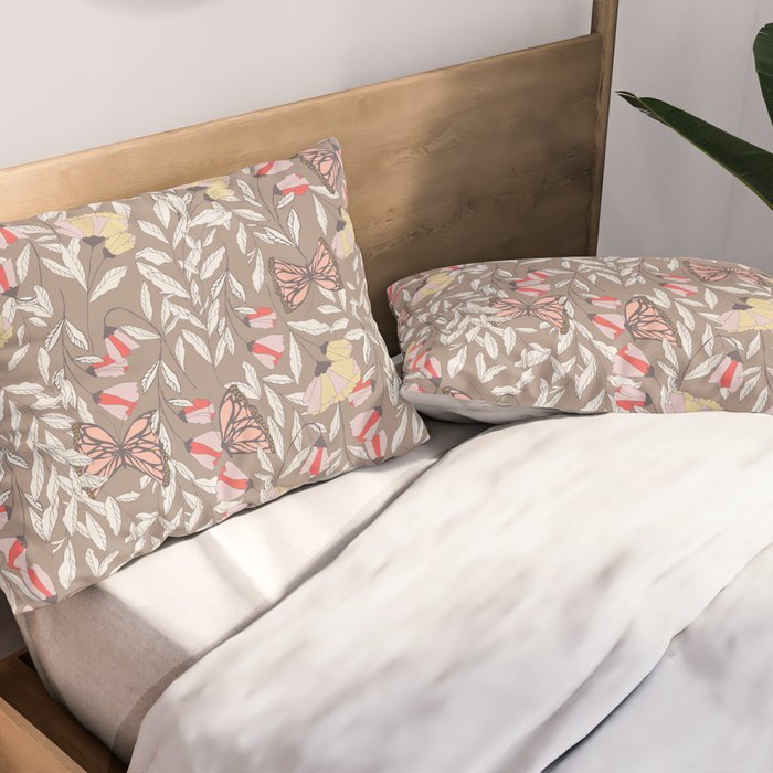 Monarch garden 002 Pillow Sham Gallery Image 2