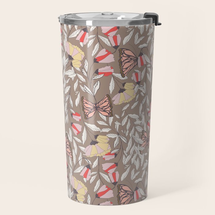 Monarch garden 002 Travel Mug Gallery Image 2