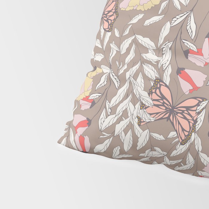 Monarch garden 002 Pillow Sham Gallery Image 4