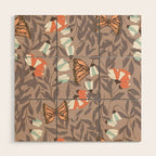 Monarch garden 004 Wood Wall Art Gallery Image 1