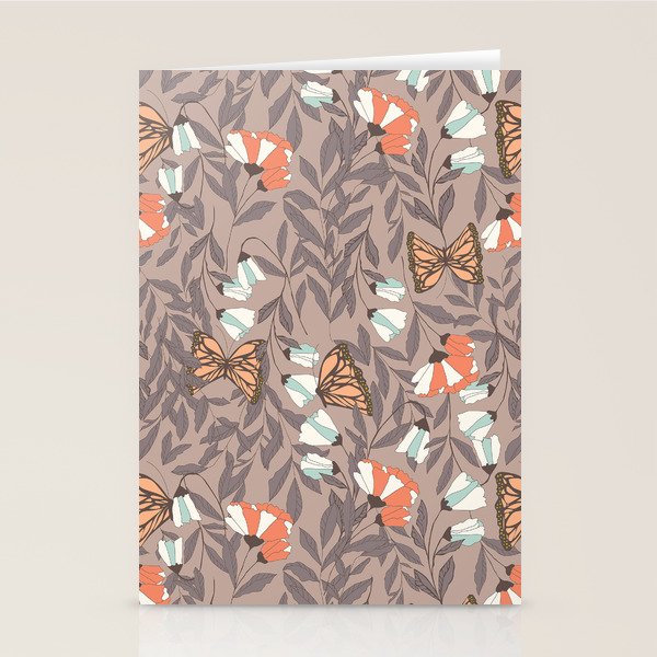 Monarch garden 004 Stationery Card Gallery Image 1