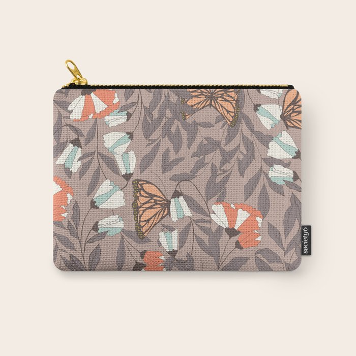 Monarch garden 004 Carry All Pouch Gallery Image 1