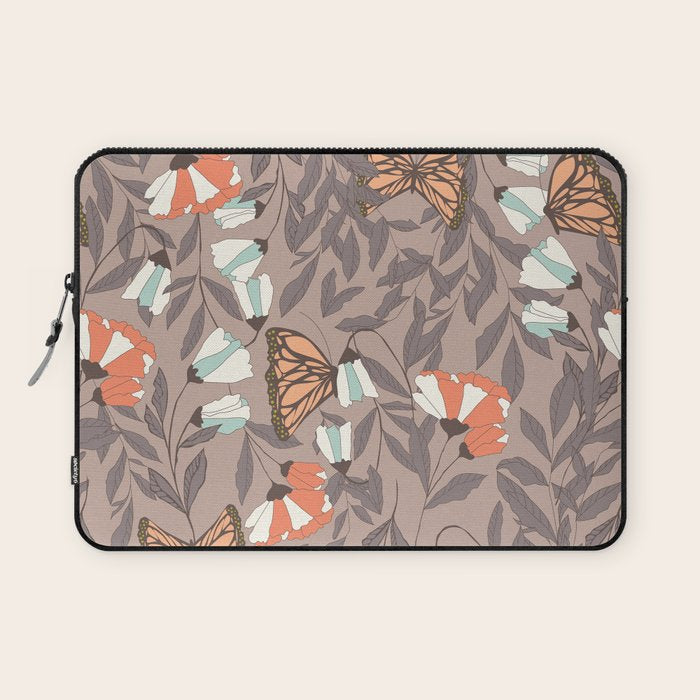 Monarch garden 004 Laptop Sleeve Gallery Image 1