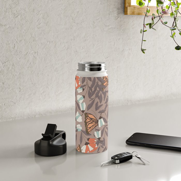 Monarch garden 004 Water Bottle Gallery Image 4