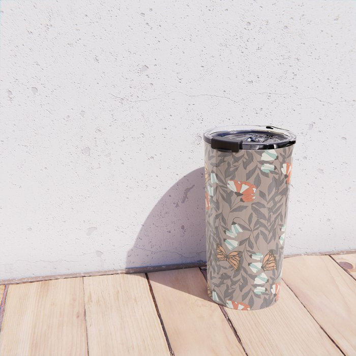 Monarch garden 004 Travel Mug Gallery Image 4